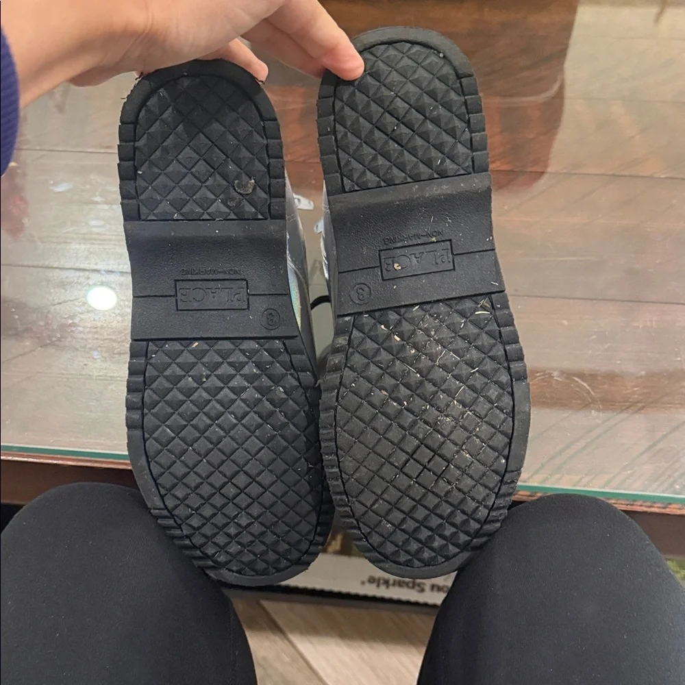 The Children's Place Iridescent Kids Boots with Smiley Accents